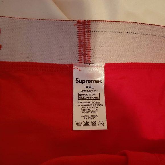 Supreme Classic Red Boxer Briefs - Picture 2 of 2